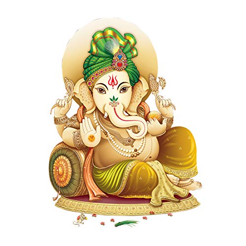 Rangoli Vinyl Modern Art Wall Sticker 1.96 x 20.86 x 1.96 inches, Multicolour (Model Number: Modern Art329) - Image 1
