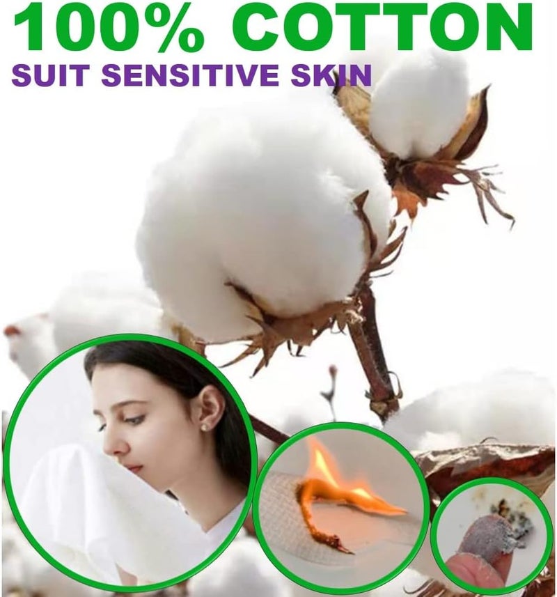 QUALIALL Premium Compressed Towel Tablet, Essential Face Washcloths for Travel, Camping, Hiking, Sports and Beyond, Portable Disposable Thicker Larger, Pure Cotton, 20PCS - Image 4