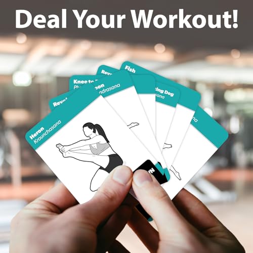 Palace Learning 2 Pack Yoga Pose Exercise Cards Volume 1 & 2 - Yoga Positions and Workout Fitness Cards with Over 100 Poses - 2.5" x 3.5" - Image 4