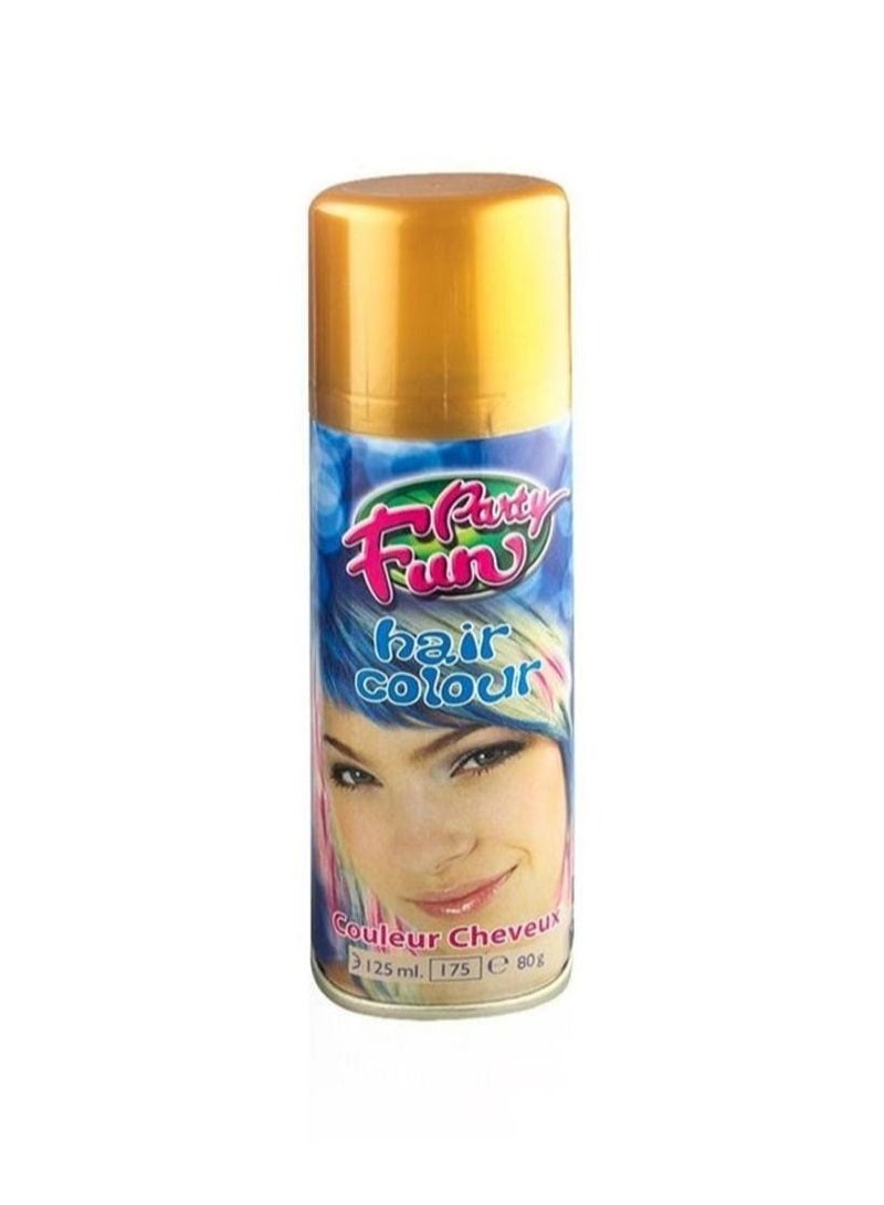 PARTY FUN Hair color spray gold 125ml