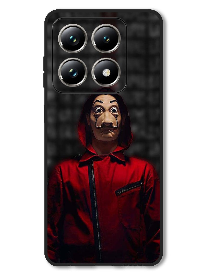 Theodor Case Compatible with Xiaomi 14T Protection Shockproof Bumper Cover Red Jokar Mask - Image 1