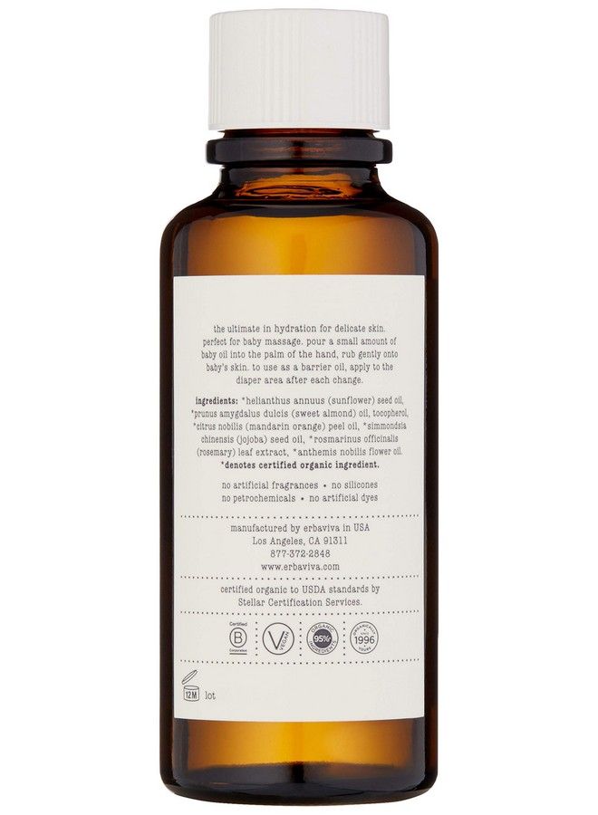 ERBAVIVA Baby Oil 4 Fl Oz - Image 3