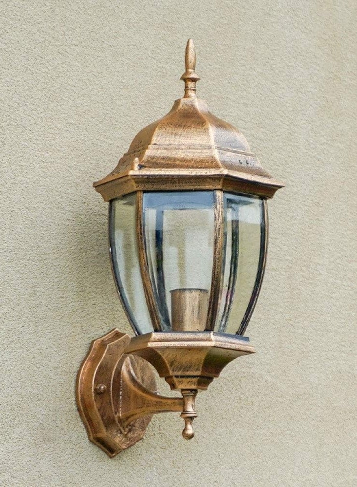 general European Antique Gold Vertical Exterior Wall Lamp E27 Socket, Wall Lighting House Entrance Courtyard with IP44 Protection Wall Lights Wall Lighting Porch Aisle Corridor Wall Spotlights - Image 4