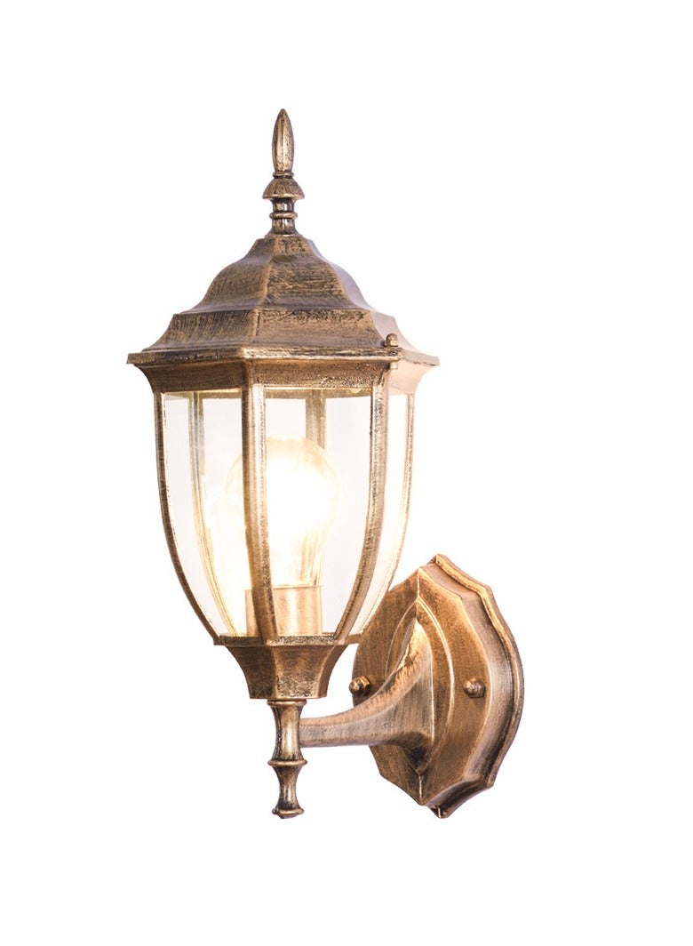 general European Antique Gold Vertical Exterior Wall Lamp E27 Socket, Wall Lighting House Entrance Courtyard with IP44 Protection Wall Lights Wall Lighting Porch Aisle Corridor Wall Spotlights - Image 1