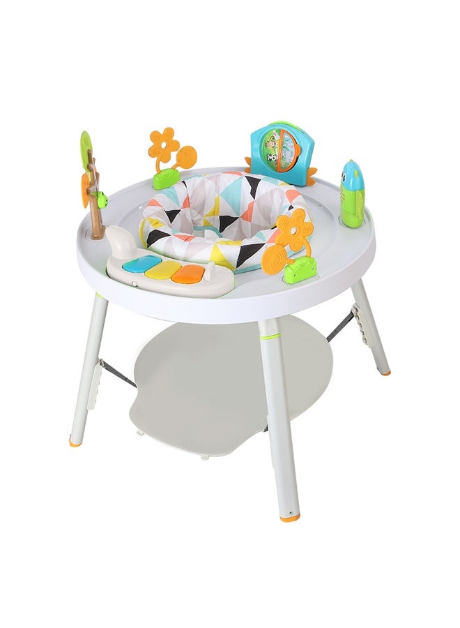 بيبي لاف 3-in-1 Musical Baby Jumping Chair, White - Image 2