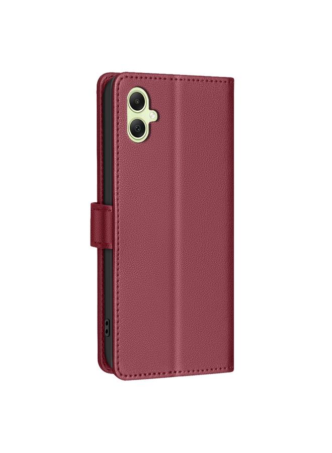 اس-توب جراب هاتف Samsung Galaxy A06 من الجلد المقاوم للسرقة بتقنية RFID وملمس الليتشي - Image 4