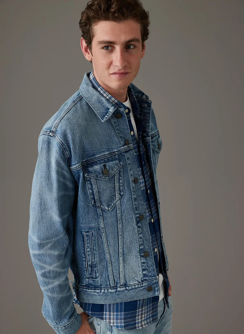 امريكان ايجل Casual Denim Trucker Jacket