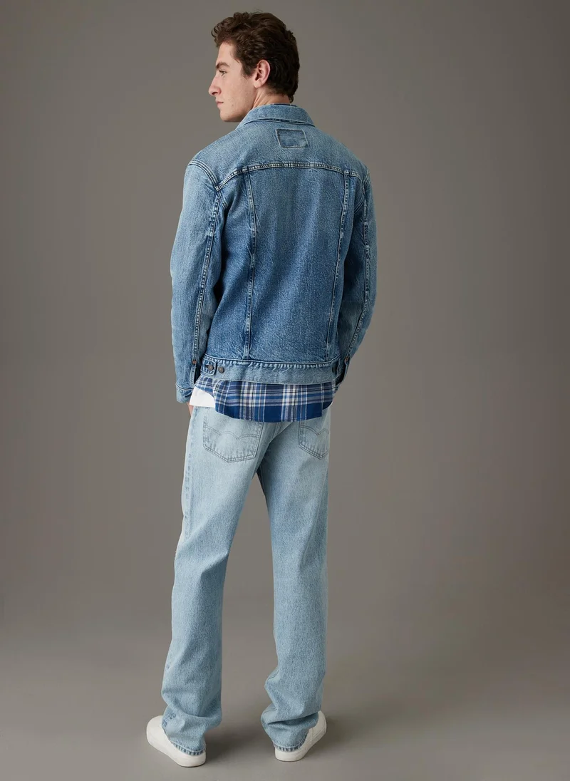امريكان ايجل Casual Denim Trucker Jacket