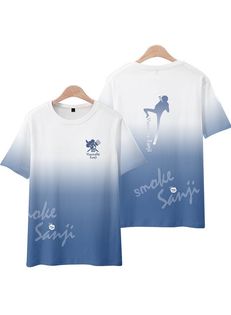 KUYING New One Piece Loose Round Neck Short Sleeved Shirt  - Image 1
