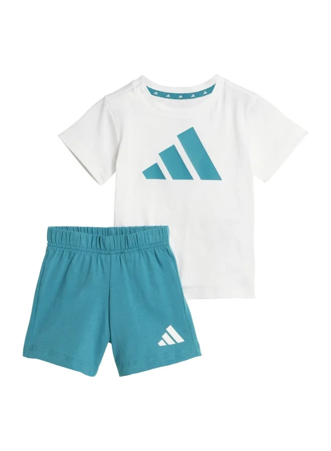 adidas Adidas I Bl T-Set 160 White Youth/Baby Jogger Suits For Kids