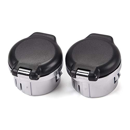 GPLUS غطاء مخرج الطاقة G-PLUS، مثبتات لوحة القيادة، مثبت قابس ولاعة السجائر، متوافق مع 2007-2013 سيلفرادو سييرا تاهو 20983936 25793816 مثبتات لوحة القيادة 12 فولت، 2 قطعة - Image 5