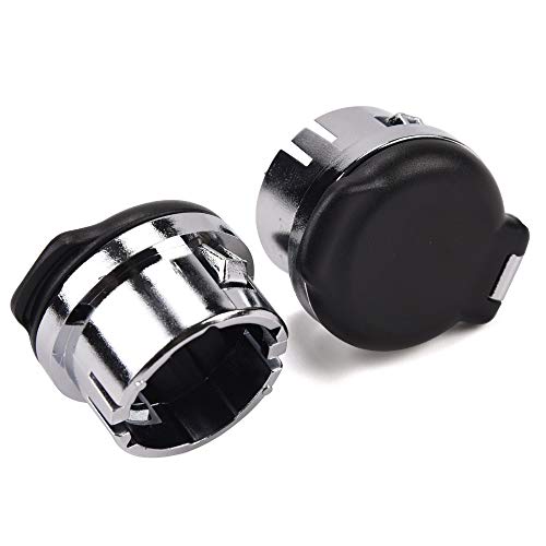 GPLUS غطاء مخرج الطاقة G-PLUS، مثبتات لوحة القيادة، مثبت قابس ولاعة السجائر، متوافق مع 2007-2013 سيلفرادو سييرا تاهو 20983936 25793816 مثبتات لوحة القيادة 12 فولت، 2 قطعة - Image 4