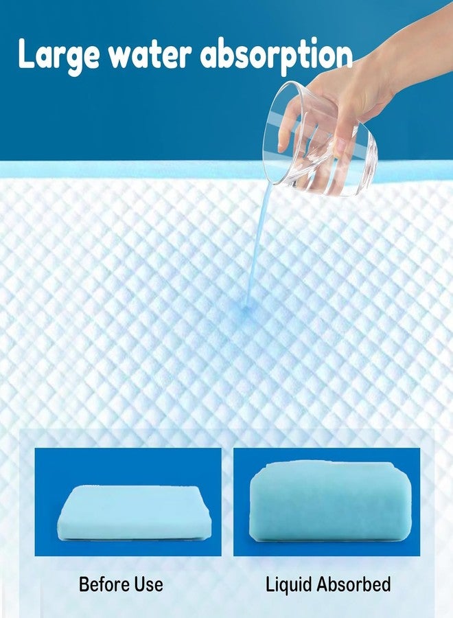 Simple Deluxe 100 Count 22"x22" Dog Pee Pads, Training Puppy Pee Pads, Super Absorbency Disposable Underpads, Leak-Proof Quick-Dry Design, Disposable Pet Piddle and Potty Pads for Puppies, Dogs, Cats, Rabbits - Image 4