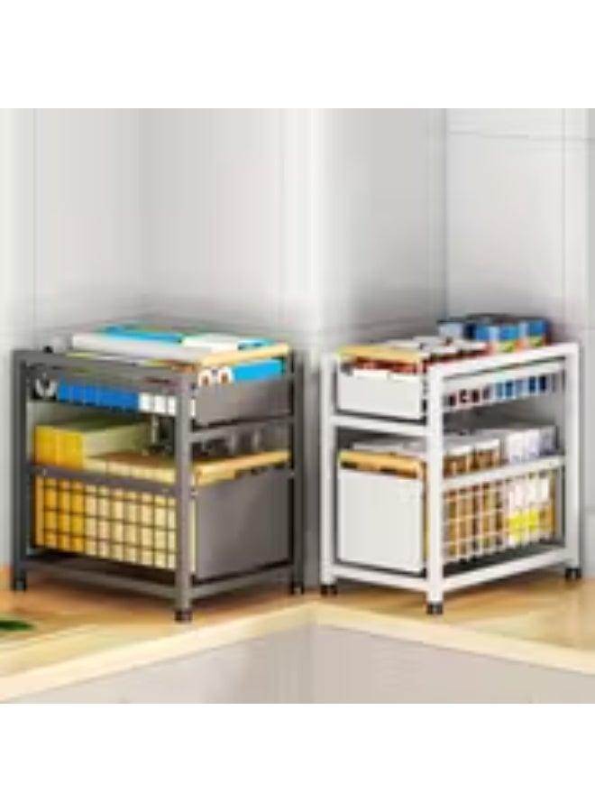 إيروريكس رف تخزين سحّاب متعدد الاستخدامات – منظم للمطبخ والحمام والمكتب والسطح، رف تخزين عملي سهل التنظيف SQ052801-7 - Image 5