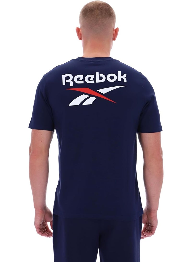Reebok Mitcham Frnt Bk Logo Crew Neck Ss Tee - Image 2