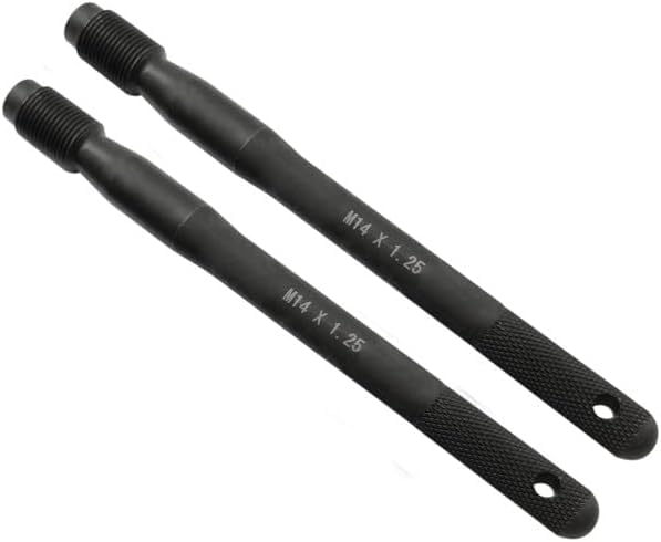 ZKTOOL 2PC Wheel Alignment Pin,Wheel Fixing BoltsBlack Wheel Hanger Alignment Pin Guide Tool,Wheel Lug Bolt Automotive Mechanic Tool,Tool for Changing Tires on Cars with Lug Bolts (M14×1.25)… - Image 1
