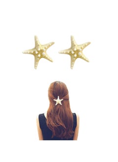 Mermaid Starfish Hair Accessories Seashell Hair Clips Sea Star Headpieces for Women and Girls