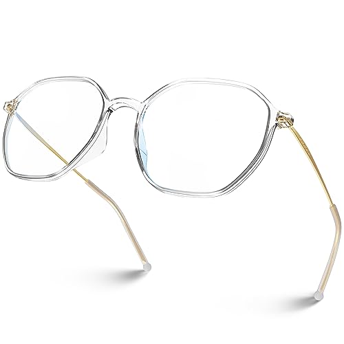 VISOONE Lightweight TR90 Blue Light Blocking Glasses Frame with Anti Glare Eye Protection for Women and Men RANE - Image 1