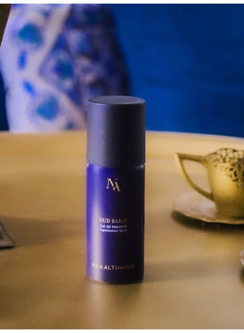 ماء الذهب Oud Saray Body spray  For Unisex 100 ml - Image 4