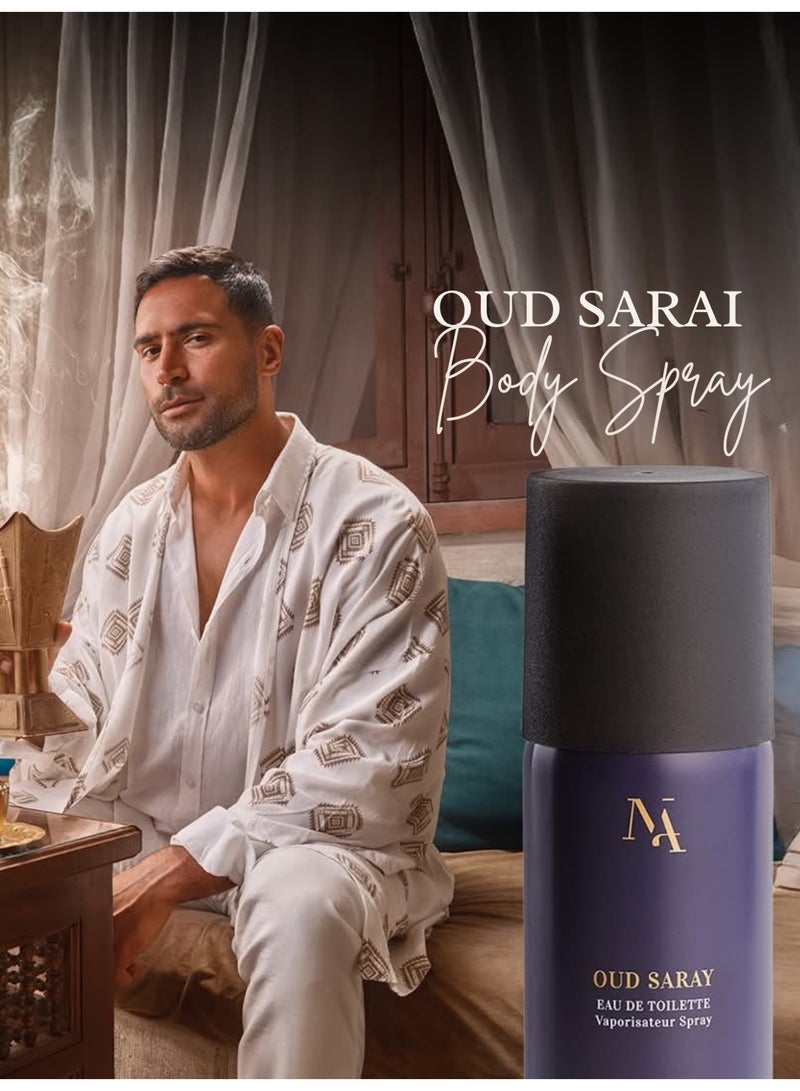 ماء الذهب Oud Saray Body spray  For Unisex 100 ml - Image 5