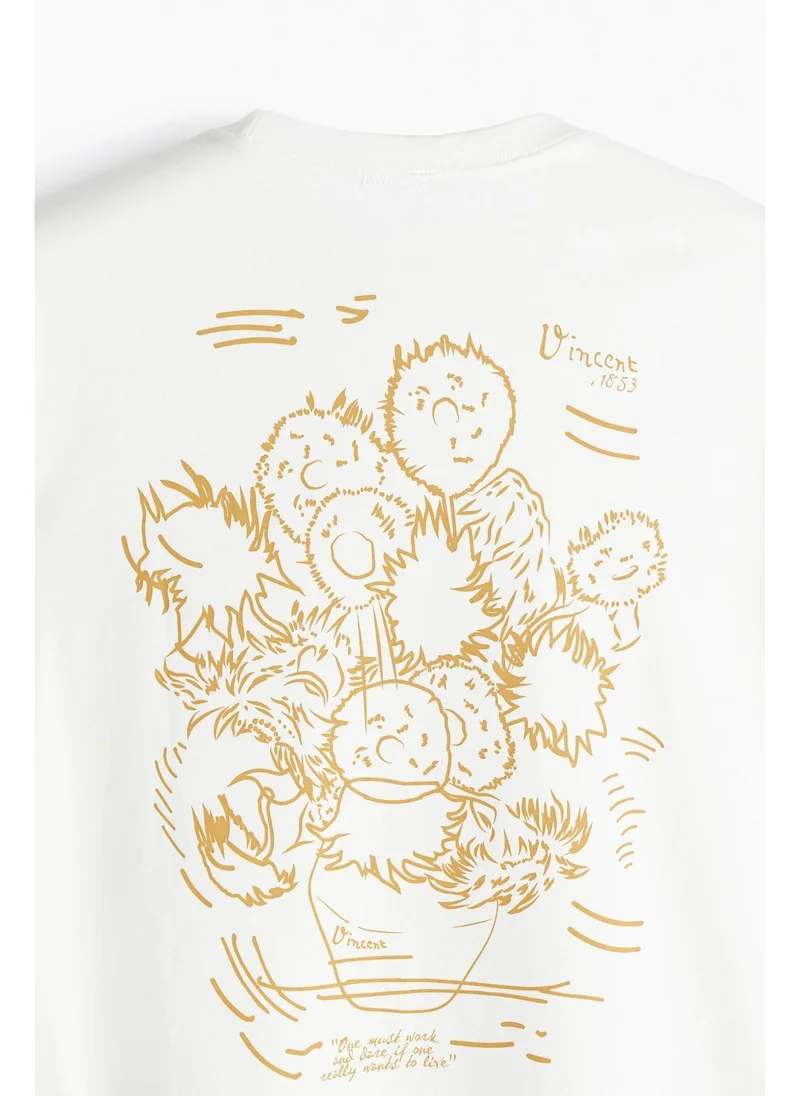 H&M Loose Fit Printed T-shirt