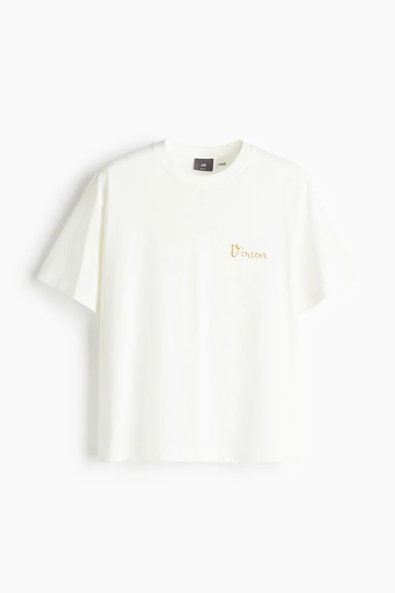 H&M Loose Fit Printed T-shirt