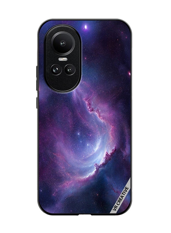 VR CREATIVE Protective Case Cover For Oppo Reno 10 Galaxy With Colorful Nebula Design Multicolour - Image 1