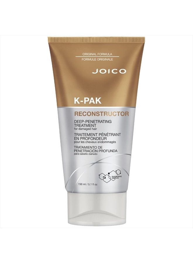 JOICO علاج كيه-باك لإعادة البناء العميق | للشعر التالف | إصلاح وتقوية الخصل | إعادة بناء وتقوية الشعر التالف | تحسين المرونة | مع الكيراتين والأرجينين | 5.1 أونصة سائلة - Image 1