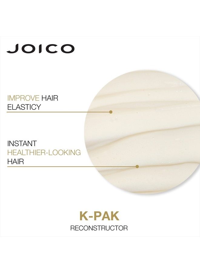 JOICO علاج كيه-باك لإعادة البناء العميق | للشعر التالف | إصلاح وتقوية الخصل | إعادة بناء وتقوية الشعر التالف | تحسين المرونة | مع الكيراتين والأرجينين | 5.1 أونصة سائلة - Image 5