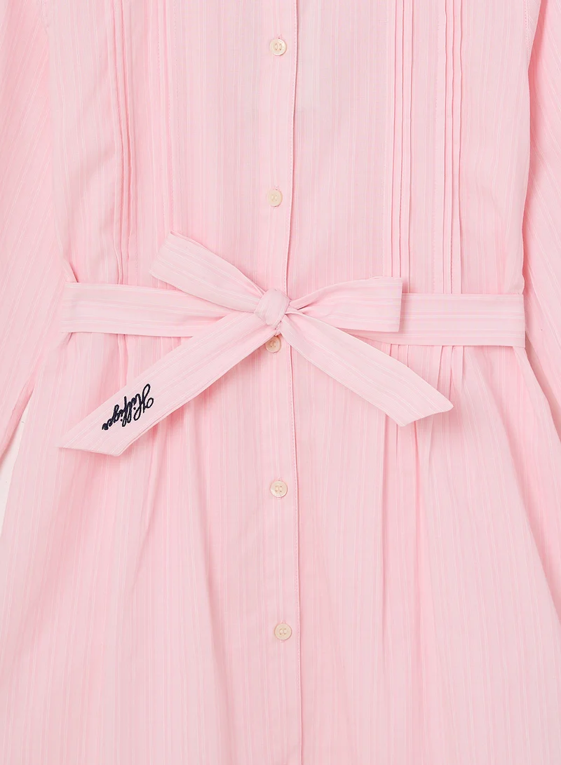 تومي هيلفيغر Striped Shirtdress Dress