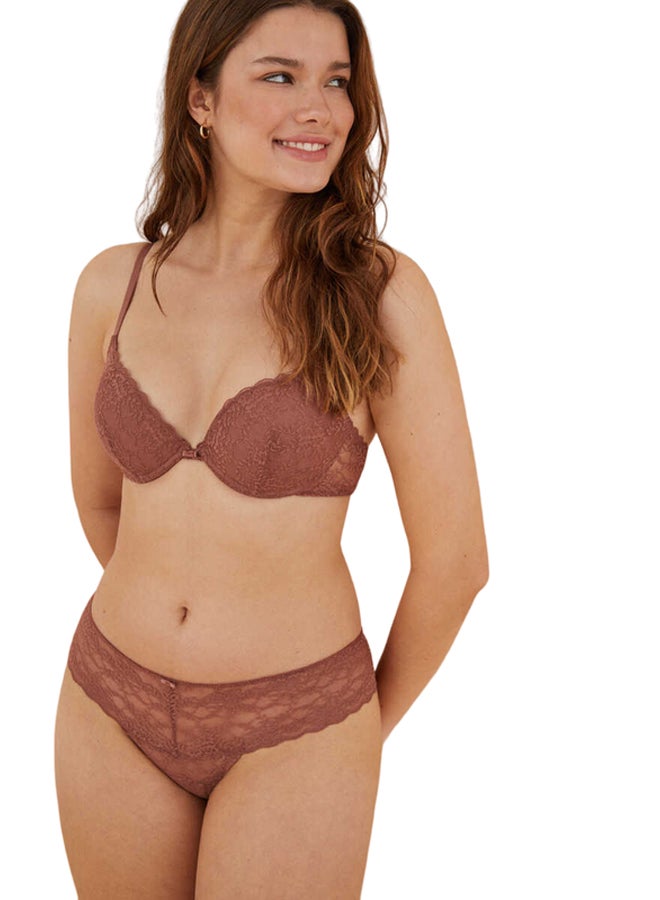 women'secret طقم حمالة صدر وسراويل داخلية برازيلية  - Image 1