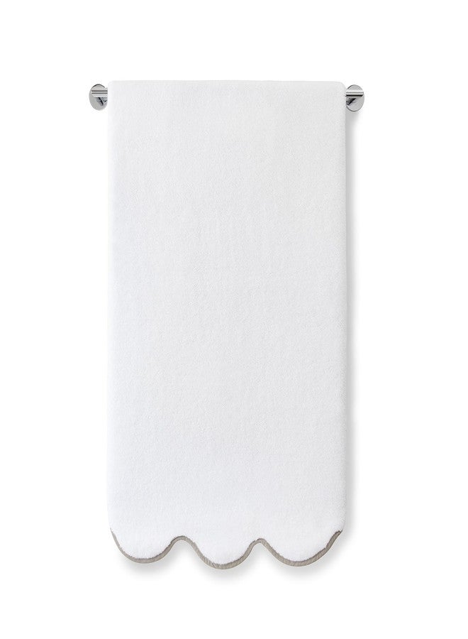 Kassatex Chairish Towels - White/Sage/Hand Towel - Image 1