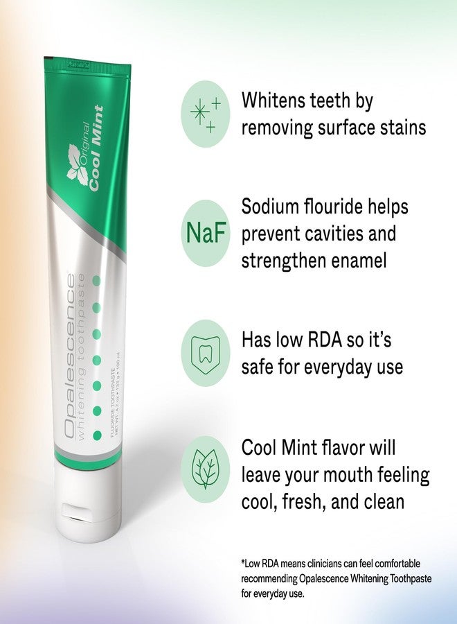 Opalescence Go 10% Whitening Bundle Prefilled Gel Whitening Trays - (10 Treatments Hydrogen Peroxide 10% - Includes Opalescence Whitening Toothpaste. Teeth Whitening Kit -Mint- 5194-5166 - Image 5