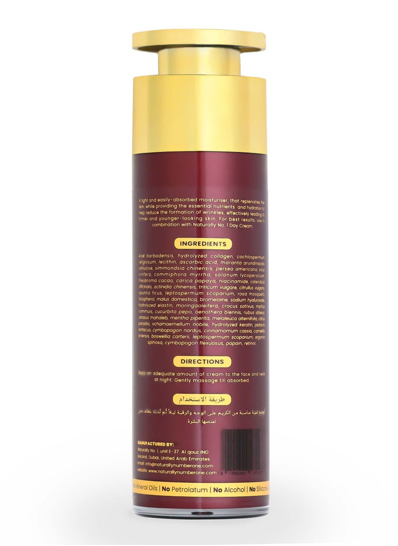 Naturally No1 Naturally No1 Anti-Aging Night Cream Suitable For All Skin Types 50ml/1.69 fl.OZ  - Image 2