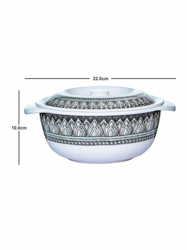 Servewell Serving Casserole with Lid Set 2 2 pc Urmi 19 cm Antique - Image 4