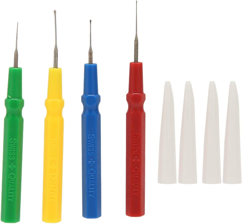 klarako 4 Hole Watch Oil Dip Tool, Watchmakers Oil Cup Holders Ceramic Aluminum Alloy 4pcs Oil Dish Watch Oiler Repair Set with Oil Pen for Watch Repairing - Image 5