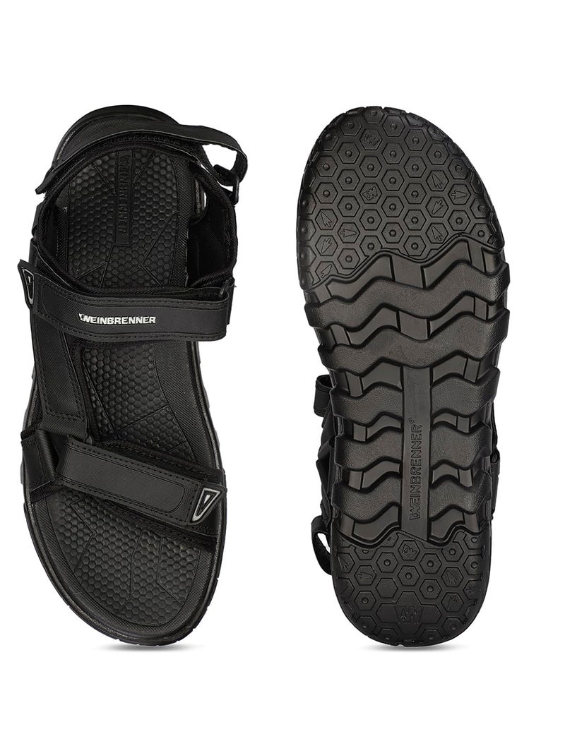Weinbrenner PROST Mens Sport Stylish Sandal In Black - Image 4