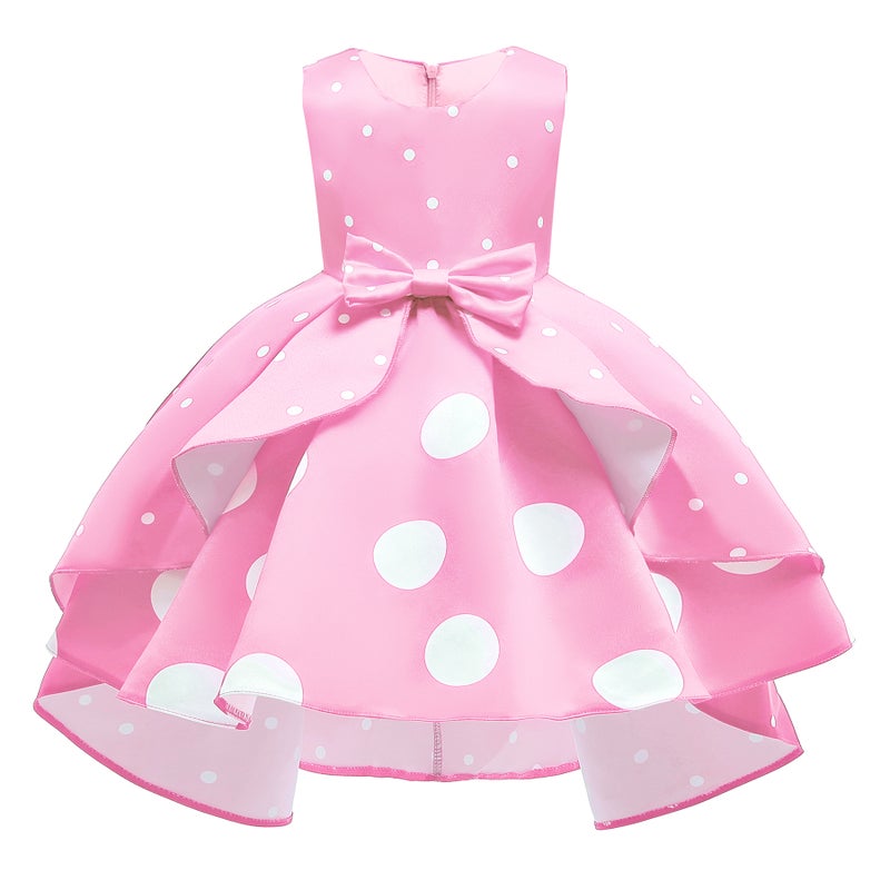 New Children'S Skirt Ins Girls Dress Girl Printed Retro Princess Skirt Small And Medium-Sized Children'S Dress Skirt - Image 4