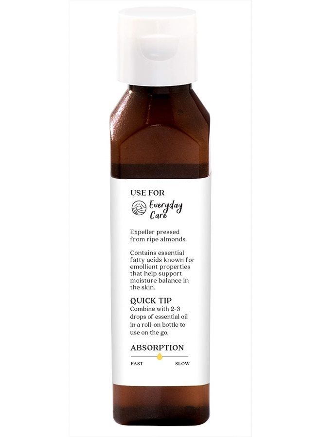 Aura Cacia Sweet Almond Skin Care Oil 4 FL. OZ.  - Image 3