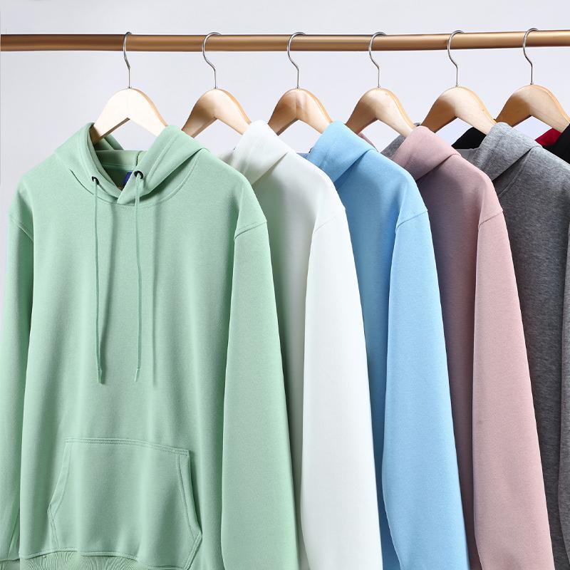 Huamian Sweatshirt Workwear With Logo Printed, Fleece-Lined Long-Sleeve Jacket, Loose-Fitting Hooded Promotional Shirt, Team Uniform, Thickened And Warm - Image 5