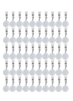 PARTNER 50-Piece Badge Reel for ID Cards White  - Image 1