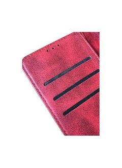 Generic For Apple iPhone 7/8 Plus Flip Full Leather Wallet Card Slot Case wiith Kickstand,with Strap Magnetic Closure,Included Internal Tpu Silicone Case,High Protective Apple iPhone 7/8 Plus(5.5")(Red)  - Image 2