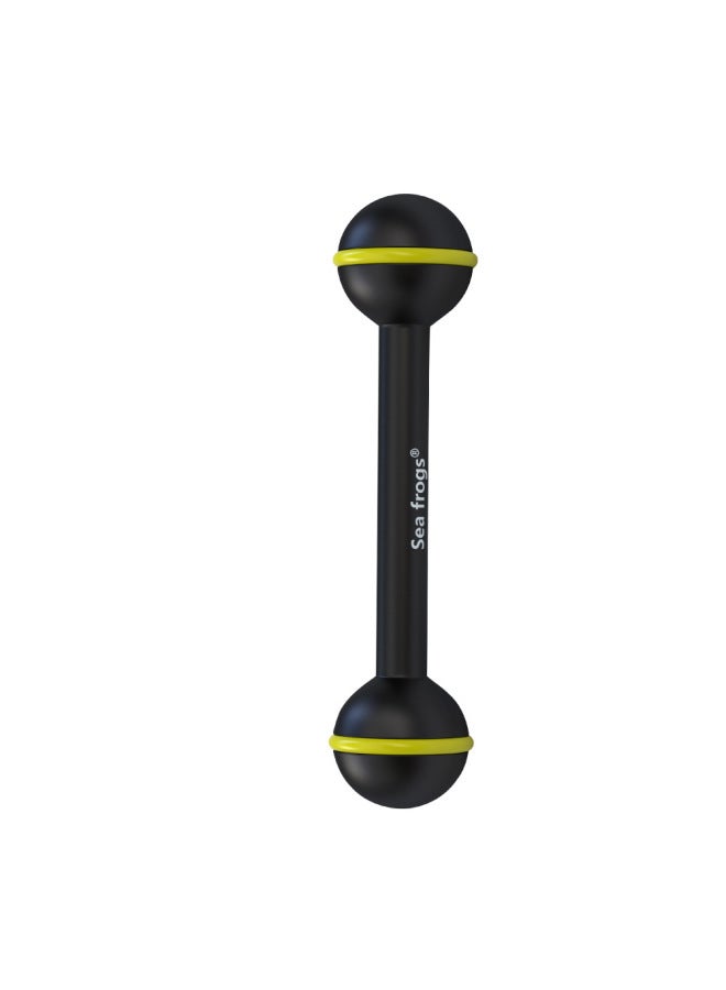 Sea Frog Diving Photography Accessories CNC Aluminum Alloy Double Ball Head Lengthened Lamp Arm Diving Flashlight Extension Rod-Color:3.5 Inches  - Image 1