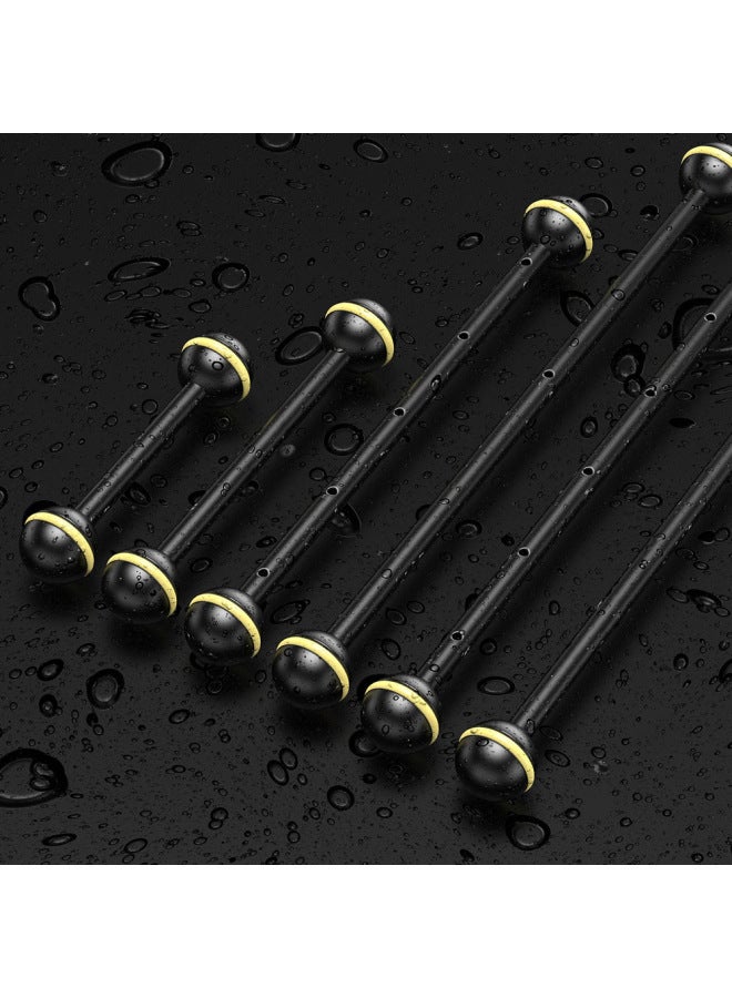 Sea Frog Diving Photography Accessories CNC Aluminum Alloy Double Ball Head Lengthened Lamp Arm Diving Flashlight Extension Rod-Color:3.5 Inches  - Image 3