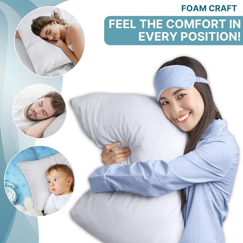 FOAM CRAFT Waterproof Terry Pillow Protectors - Pack of 2 (50 x 65cm) - Image 5