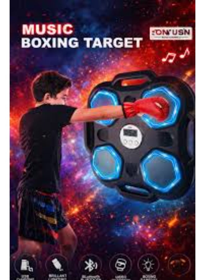 لوحة تدريب ملاكمة إلكترونية ذكية مع إضاءة LED ومؤقت – لعبة ملاكمة تفاعلية لتفريغ الطاقة للأطفال والكبار – قفازات ملاكمة + USB للشحن – لوحة تسلق بالجدار للتدريب واللياقة - Image 5