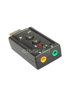 NIBEMINENT USB 3D Audio Sound Card Adapter Black  - Image 2