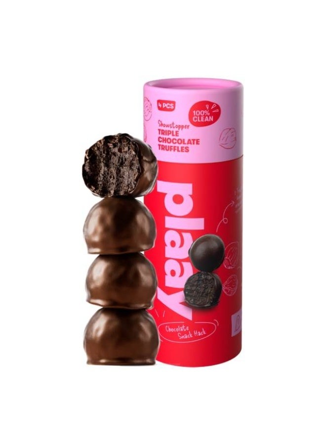 Triple Chocolate Truffles, 4pcs, UAE