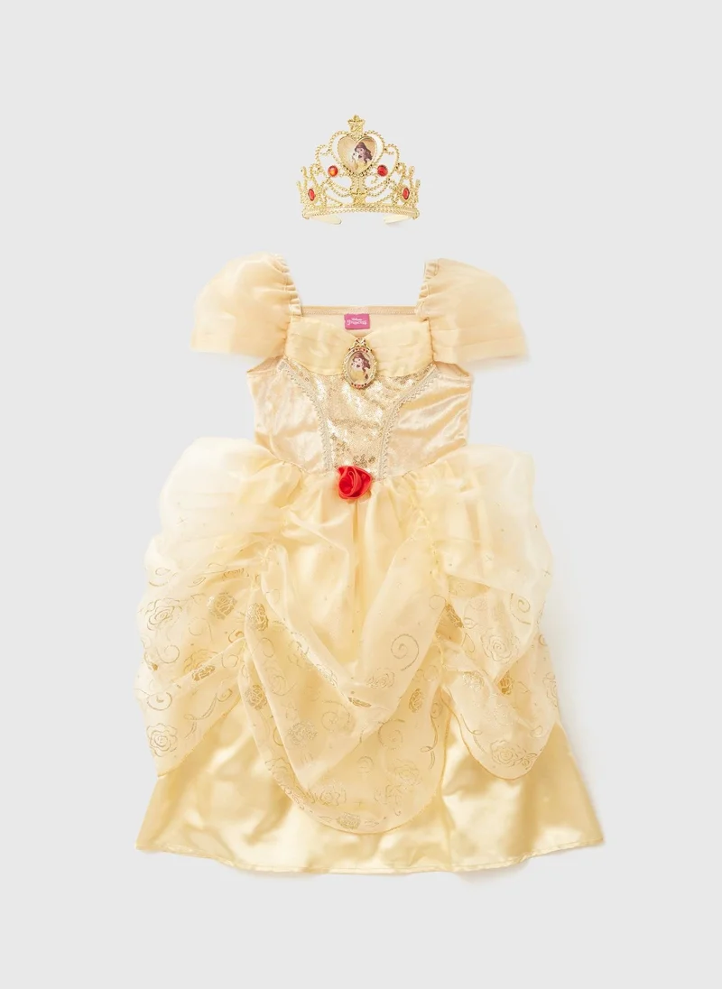 Matalan Disney Kids Golden Belle Fancy Dress Costume