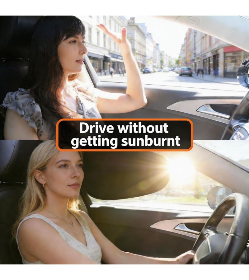 Auto Black Car Side Sunshade Static Adsorption Thermal Reflective Visor For Summer Interior Heat Block - Image 2